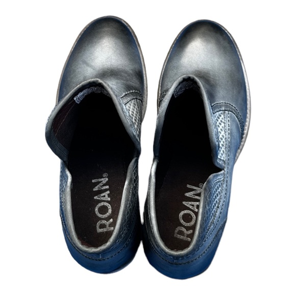 ROAN  By Bed Stu - Gossip - Distressed Leather Booties Grey Size 6 - Picture 5 of 6